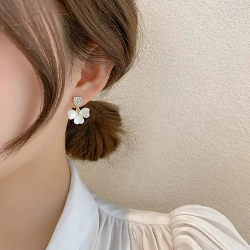 Blossom Heart Studs