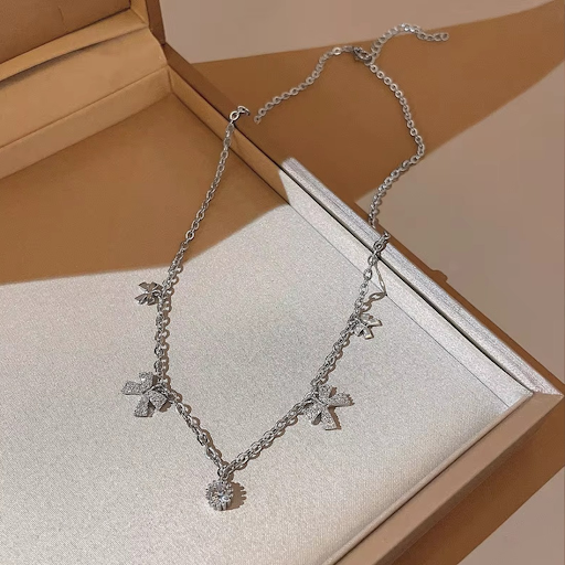 Bow Charm Necklace