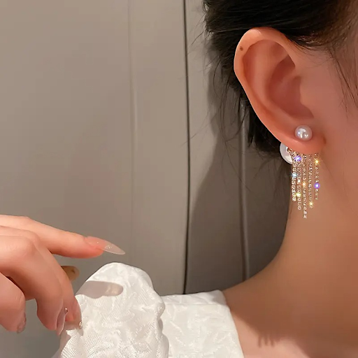Luxe Pearl Drizzle Earrings