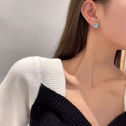 Mini Heart Stud Earrings