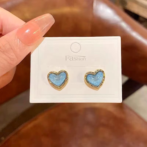 Mini Heart Stud Earrings