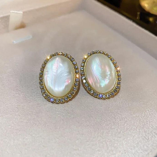 Gleam Oval Studs