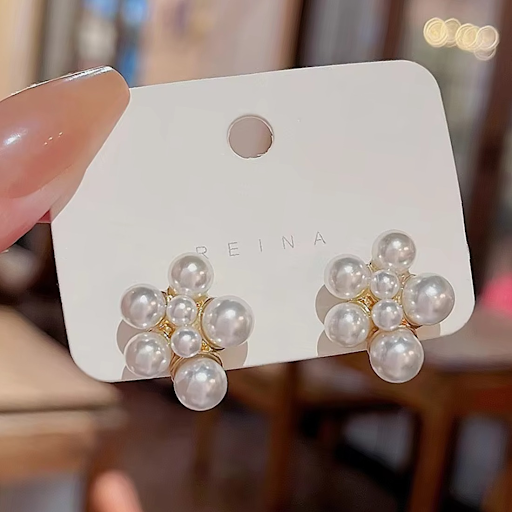Pearl Bunch Earrings
