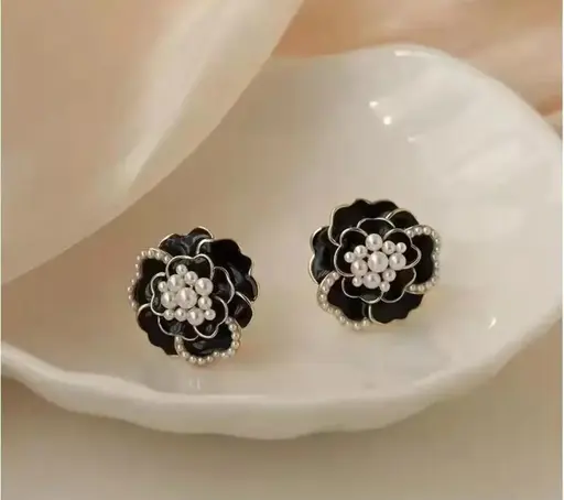 Camellia Flower Earrings