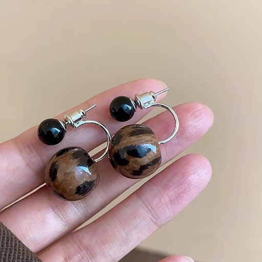 Leopard Luxe Studs