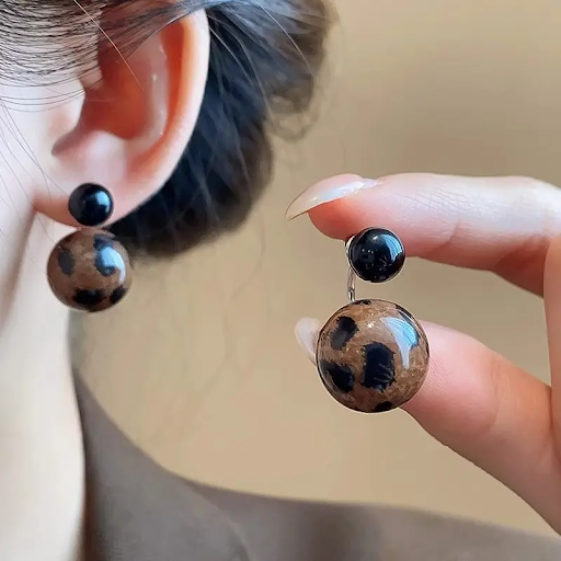Leopard Luxe Studs