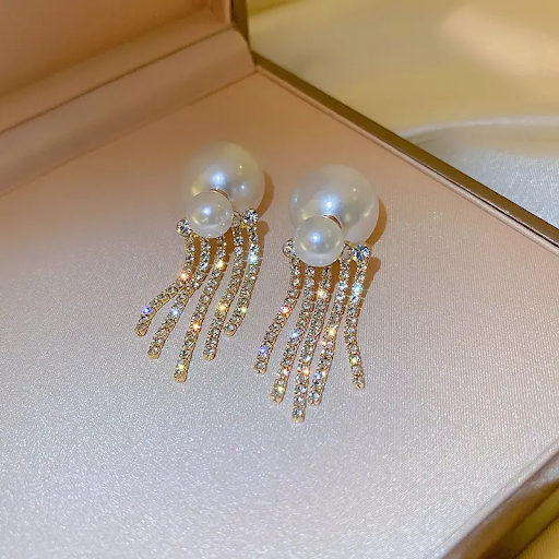 Luxe Pearl Drizzle Earrings