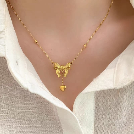 Bow Chain Necklace